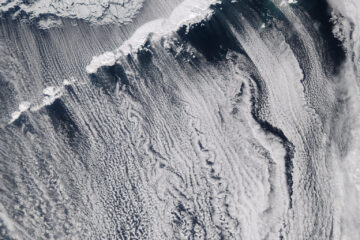 Clouds off the Aleutian Islands